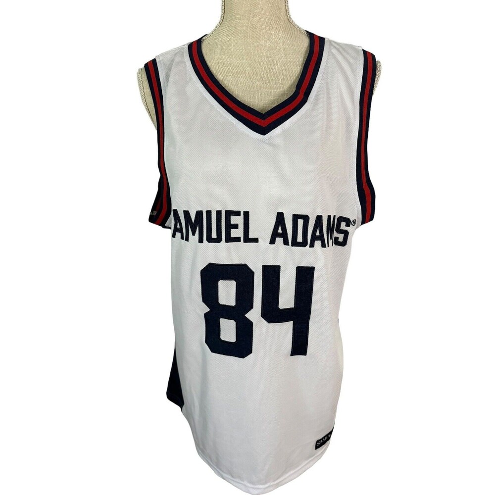 Stitched Samuel Adams Beer Basketball Jersey #84 Men's Size Medium‎